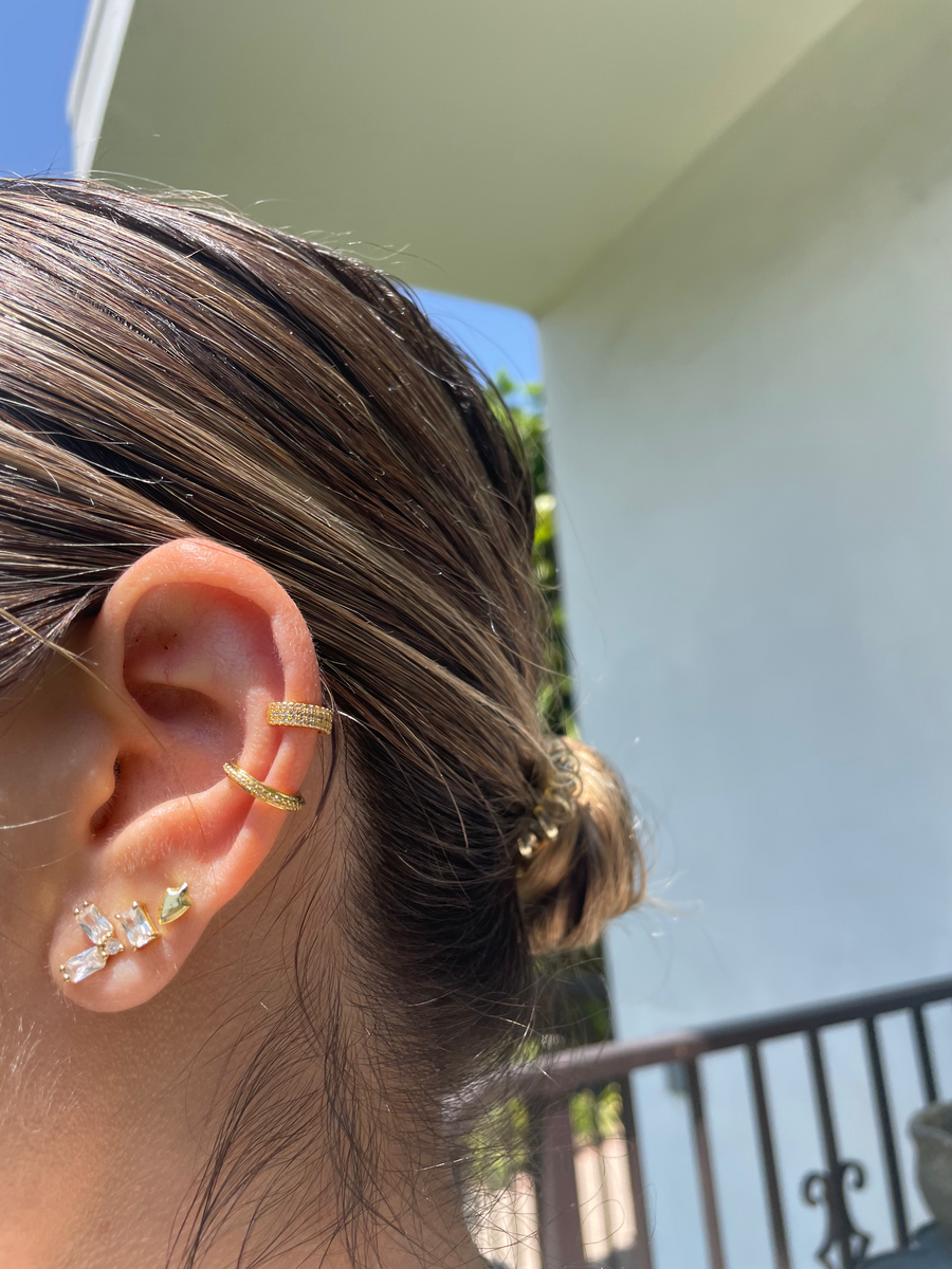 Thin Pavé Ear Cuff