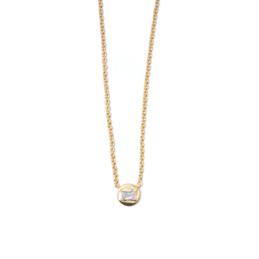 Baguette Charm Necklace