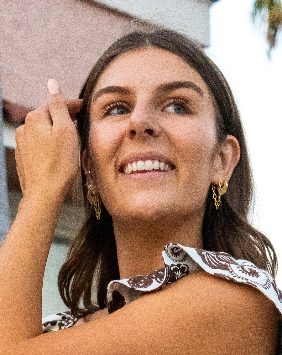 Chain Hoop Earrings